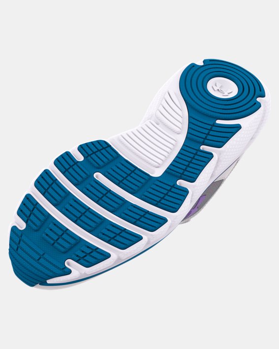 Girls' Grade School UA Assert 9 Wide Running Shoes, Gray, pdpMainDesktop image number 4